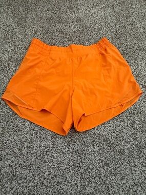 lululemon athletica Women's Bright Orange Running Shorts